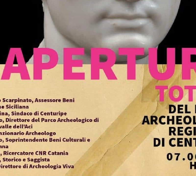 RIAPRE IL MUSEO ARCHEOLOGICO DI CENTURIPE: INAUGURAZIONE IL 7 GIUGNO