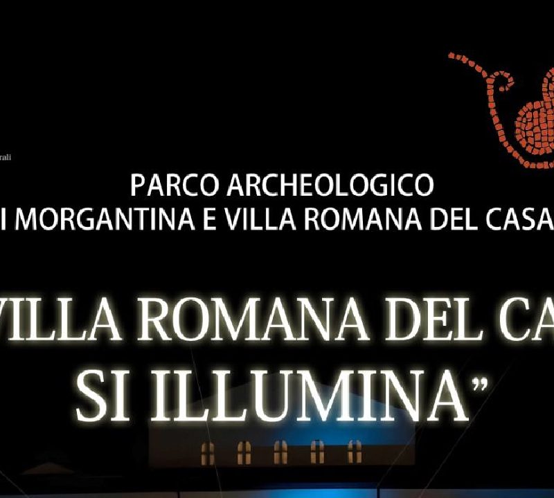 NUOVA ILLUMINAZIONE ARTISTICA E VISITE SERALI PER LA VILLA ROMANA DEL CASALE