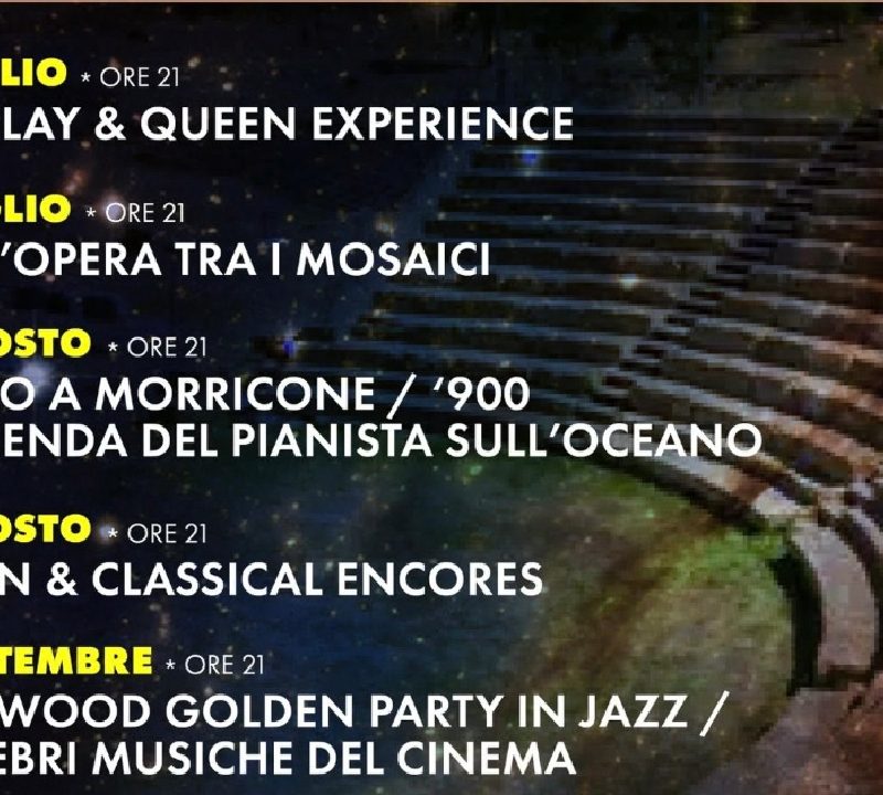 XV NAXOS SUMMER FEST 2026: MUSICA E ARCHEOLOGIA TRA MORGANTINA E VILLA ROMANA DEL CASALE